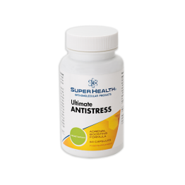 SUPER HEALTH ULTIMATE ANTISTRESS (ΟΡΘΟΜΟΡΙΑΚΗ ΦΟΡΜΟΥΛΑ ΠΟΥ ΒΟΗΘΑ ΣΤΗΝ ΚΑΛΗ ΛΕΙΤΟΥΡΓΙΑ ΤΟΥ ΝΕΥΡΙΚΟΥ ΣΥΣΤΗΜΑΤΟΣ) 60vcaps
